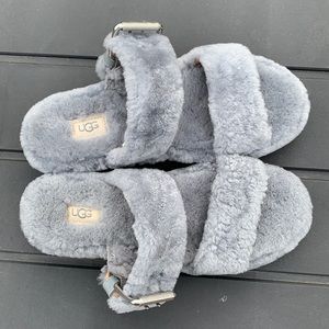UGG Fuzz Yeah Sandals- Geyser NWOB